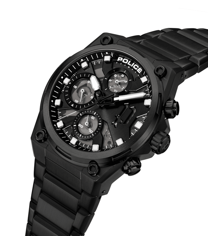 Police Airflow Watch Black
