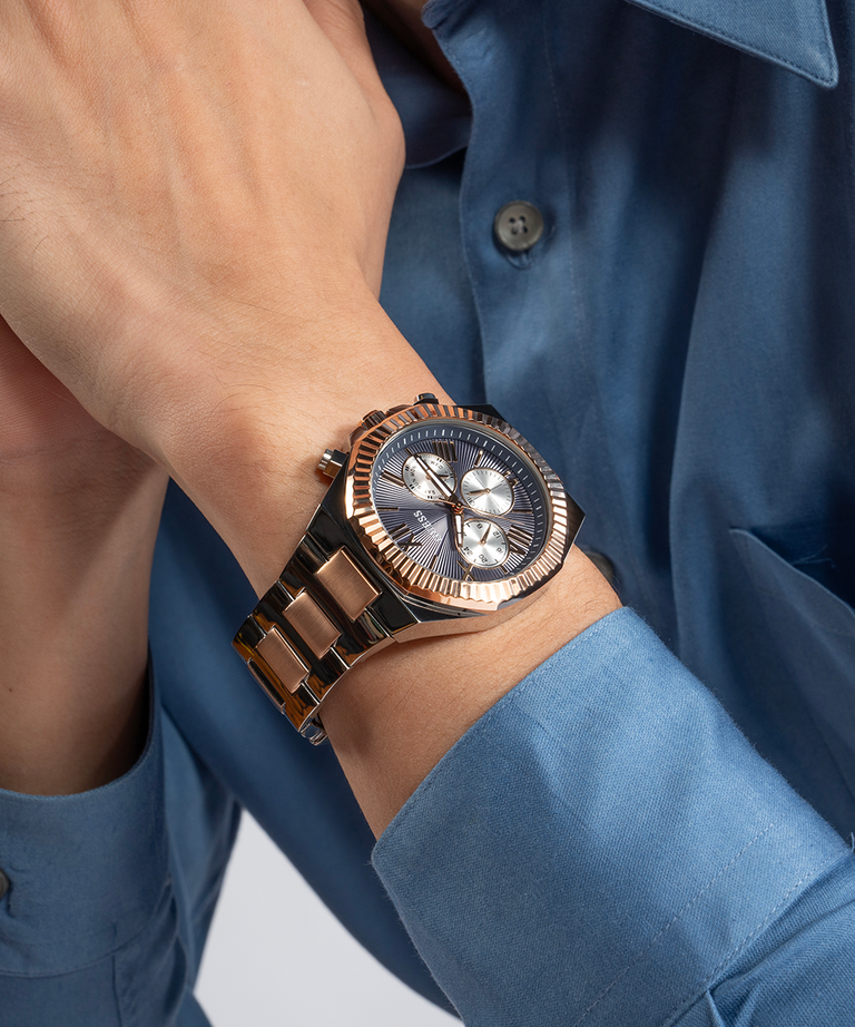 GUESS Equity Mens 2-Tone Multi-function Watch
44mm