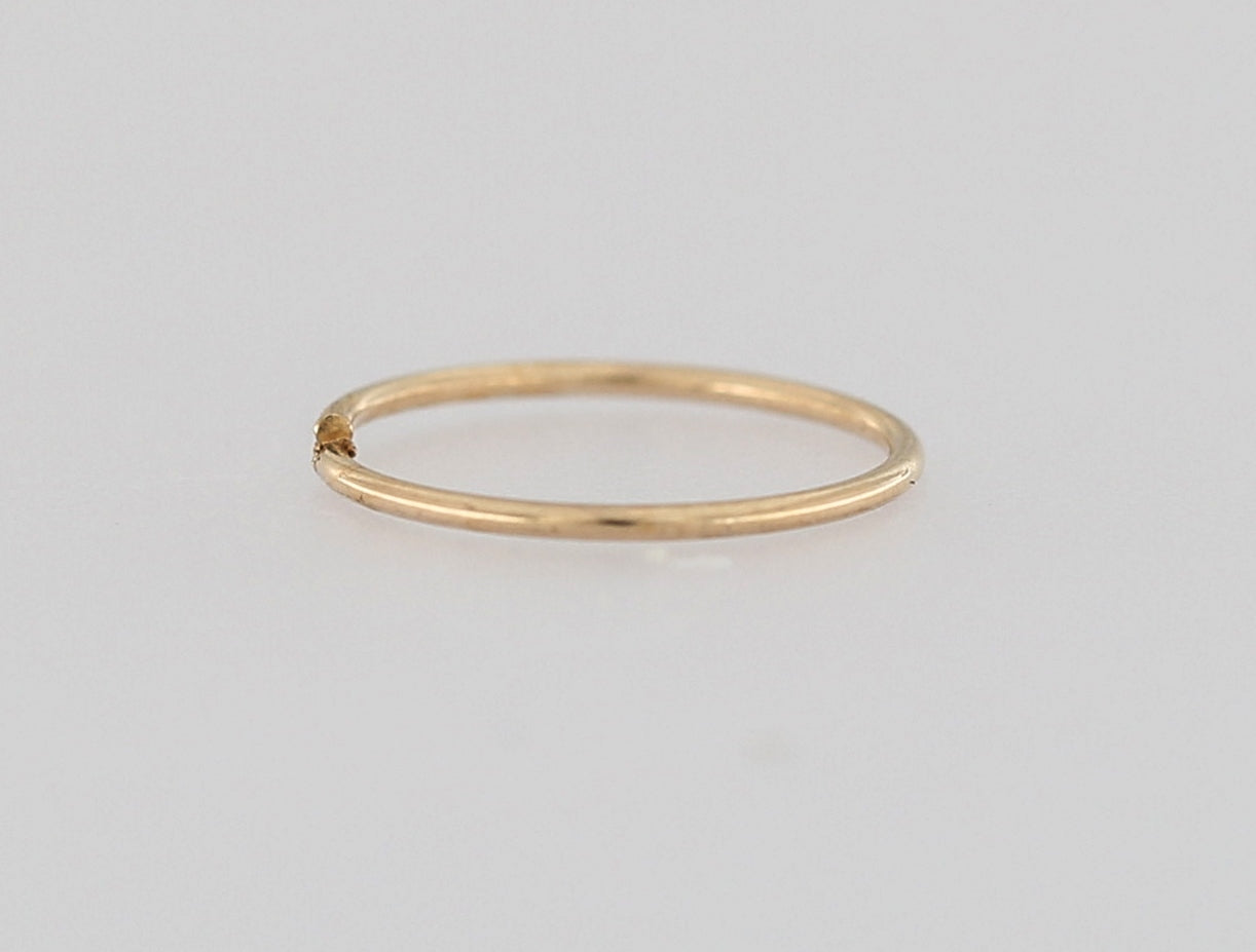9CT Gold Plain Nose Ring