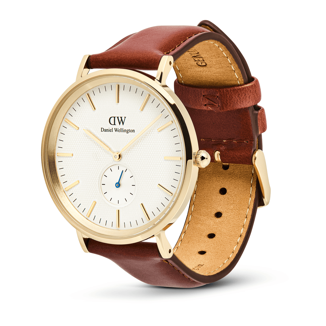 Daniel Wellington Classic St Mawes Off-White Sunray Gold