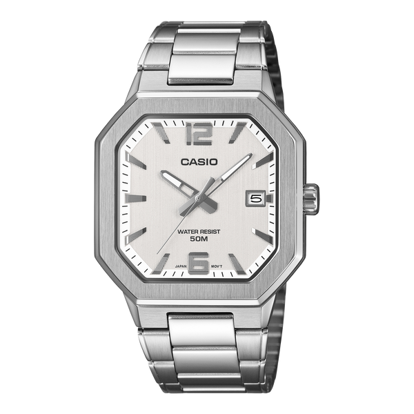 Casio MTP Brushed white dial
