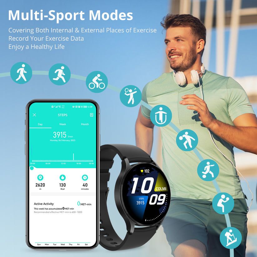 Colmi i28 Ultra Smart Watch Black