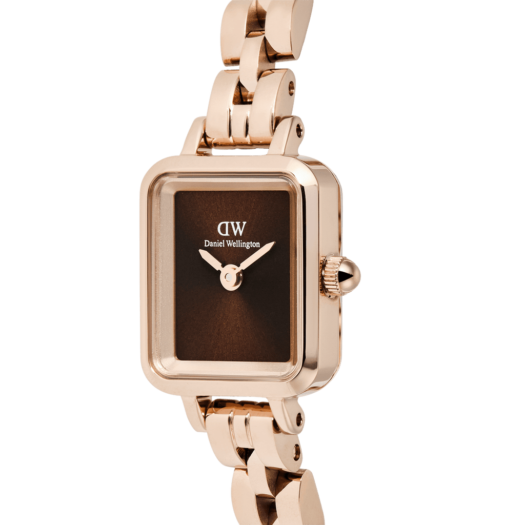 Daniel Wellington Quadro Mini Arch 3-link Amber Sunray Rose Gold