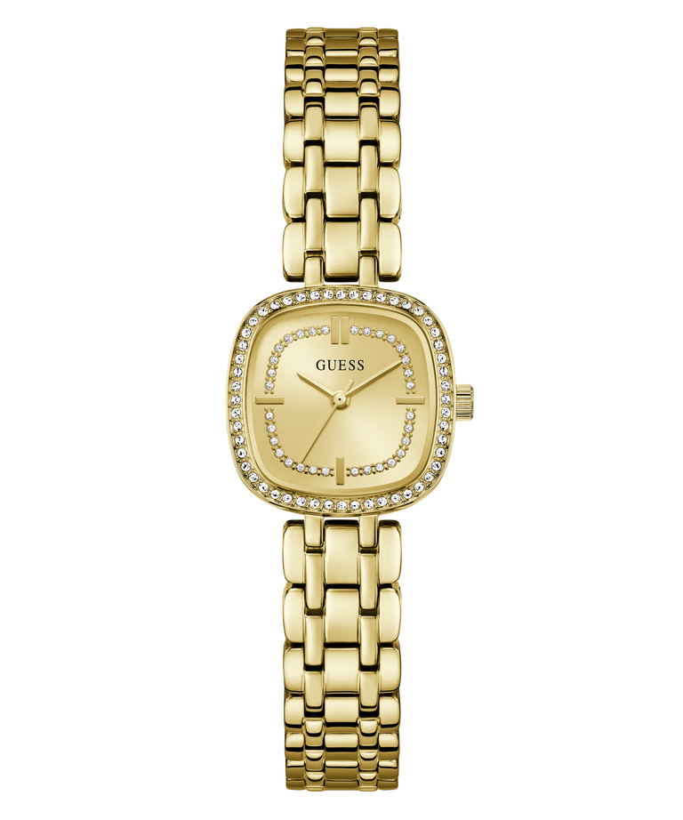 GUESS Ladies Hazel Gold Tone Analog Watch