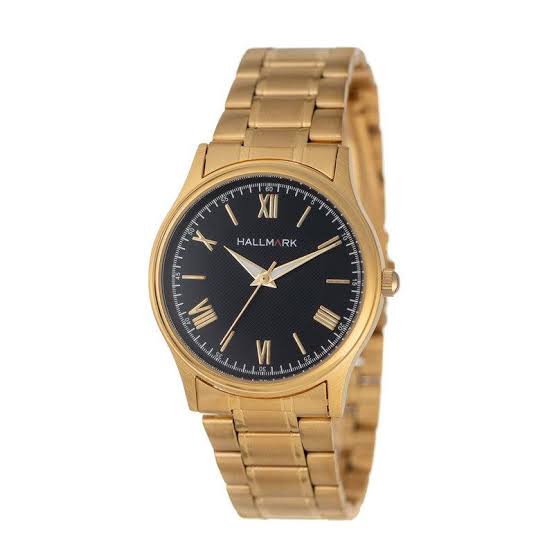 Hallmark Gents Black face Gold