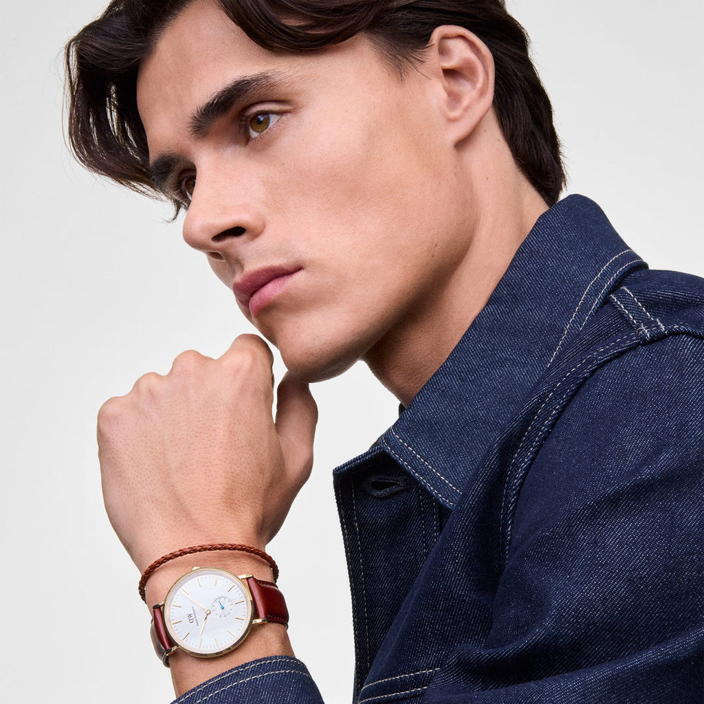 Daniel Wellington Classic St Mawes Off-White Sunray Gold