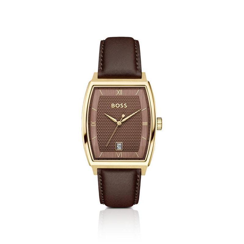 Boss principle ark brown leather
