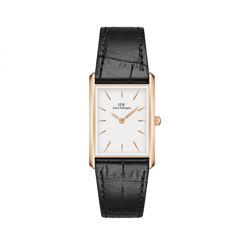 Daniel Wellington bound black leather