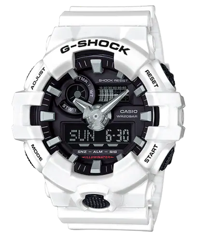 Casio G-Shock GA700-7ADR White
