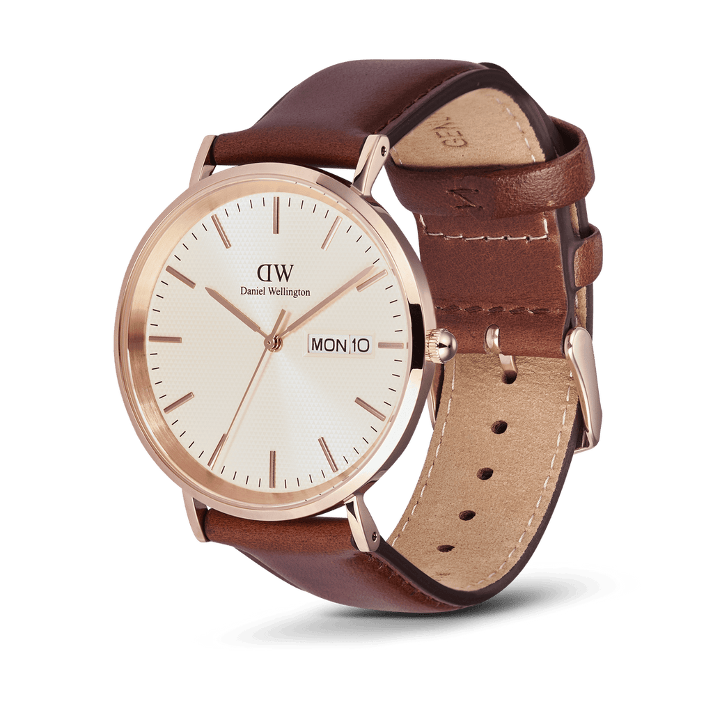 Daniel Wellington Classic Day Display St Mawes Rose Gold Champagne