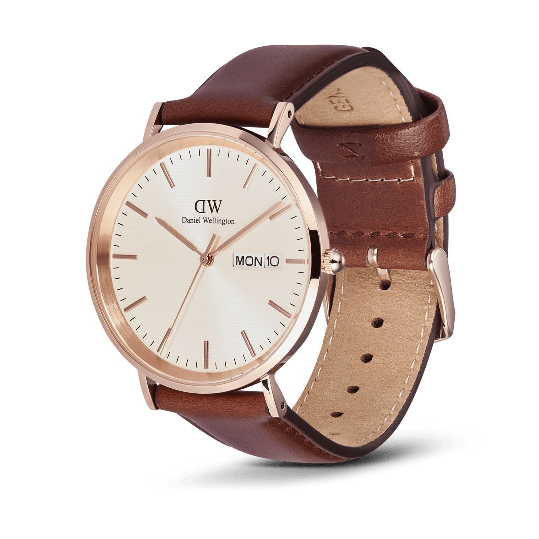 Daniel Wellington Classic Day Display St Mawes Rose Gold Champagne